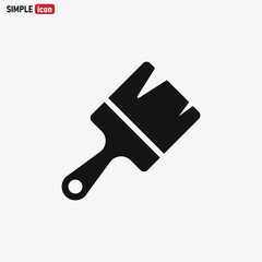 Paint Brush icon vector . Paint sign