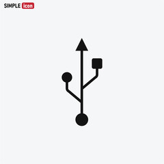 Usb icon vector eps 10