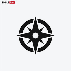 Compass icon vector eps 10