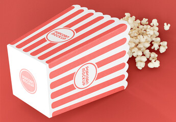 Popcorn Package Mockup