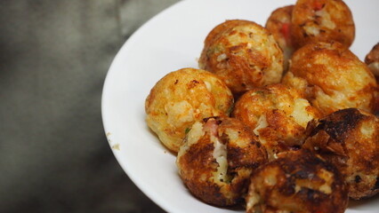 たこ焼きの調理風景