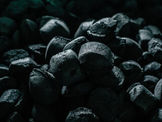 barbecue charcoals dark background texture