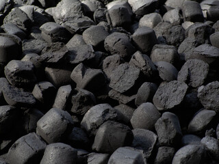 barbecue charcoal dark backgrounds texture, coal factory