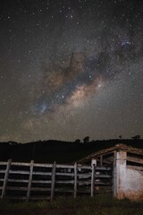 Milk Way in the farm