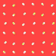 Abstract Color Halftone Dots generative art background illustration