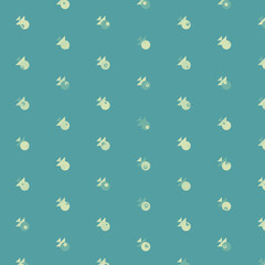 Abstract Color Halftone Dots generative art background illustration