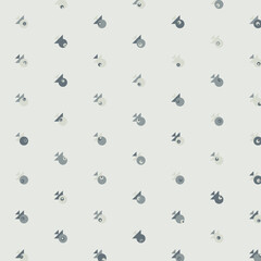 Abstract Color Halftone Dots generative art background illustration