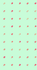 Abstract Color Halftone Dots generative art background illustration
