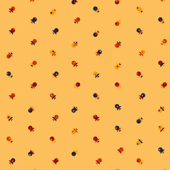 Abstract Color Halftone Dots generative art background illustration