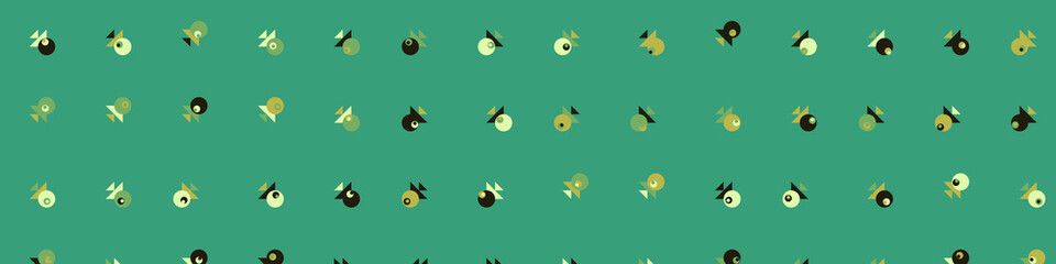 Abstract Color Halftone Dots generative art background illustration