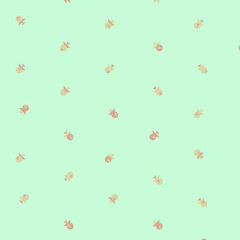 Abstract Color Halftone Dots generative art background illustration