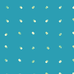 Abstract Color Halftone Dots generative art background illustration