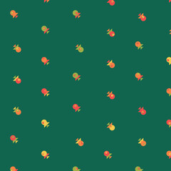 Abstract Color Halftone Dots generative art background illustration