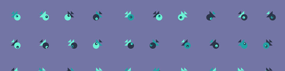 Abstract Color Halftone Dots generative art background illustration