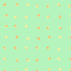 Abstract Color Halftone Dots generative art background illustration