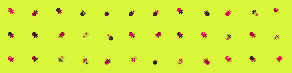 Abstract Color Halftone Dots generative art background illustration