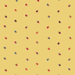 Abstract Color Halftone Dots generative art background illustration