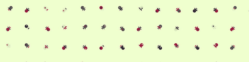 Abstract Color Halftone Dots generative art background illustration