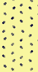 Abstract Color Halftone Dots generative art background illustration