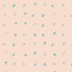 Abstract Color Halftone Dots generative art background illustration