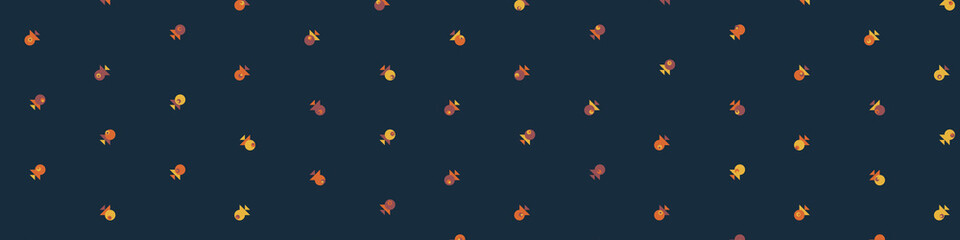 Abstract Color Halftone Dots generative art background illustration