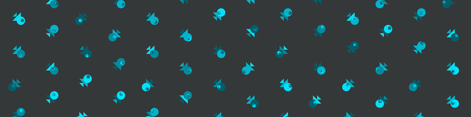 Abstract Color Halftone Dots generative art background illustration