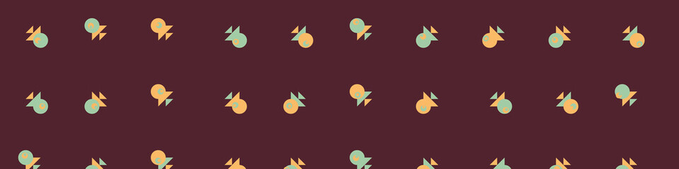 Abstract Color Halftone Dots generative art background illustration