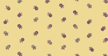 Abstract Color Halftone Dots generative art background illustration