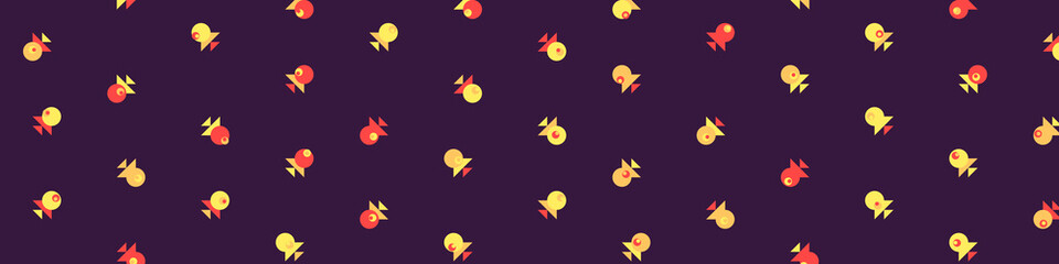 Abstract Color Halftone Dots generative art background illustration