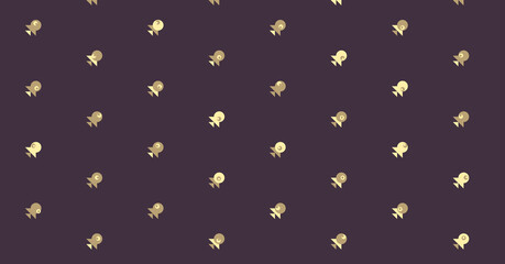 Abstract Color Halftone Dots generative art background illustration
