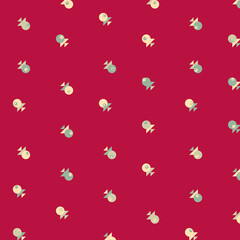 Abstract Color Halftone Dots generative art background illustration