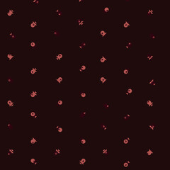 Abstract Color Halftone Dots generative art background illustration