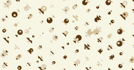 Abstract Color Halftone Dots generative art background illustration