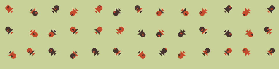 Abstract Color Halftone Dots generative art background illustration