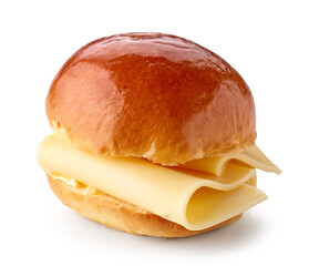 breakfast sandwich with cheese