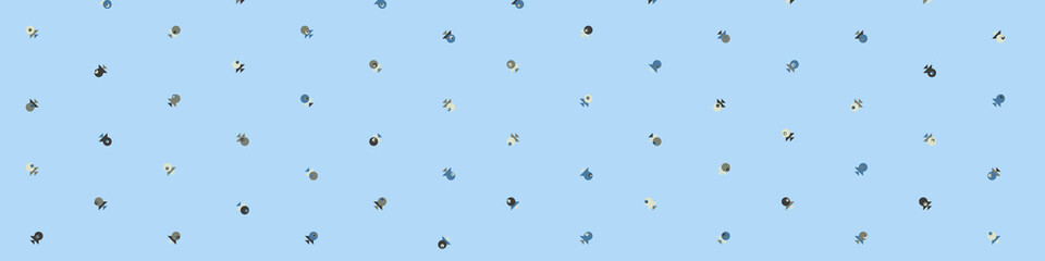 Abstract Color Halftone Dots generative art background illustration