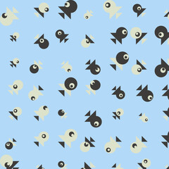 Abstract Color Halftone Dots generative art background illustration