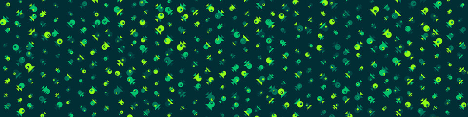 Abstract Color Halftone Dots generative art background illustration