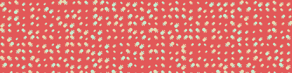 Abstract Color Halftone Dots generative art background illustration