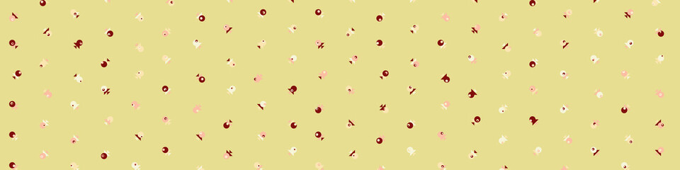 Abstract Color Halftone Dots generative art background illustration