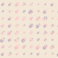 Abstract Color Halftone Dots generative art background illustration