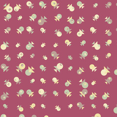 Abstract Color Halftone Dots generative art background illustration