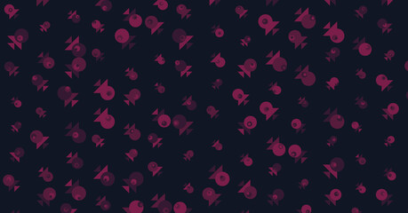 Abstract Color Halftone Dots generative art background illustration