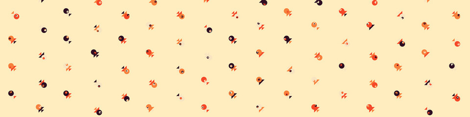 Abstract Color Halftone Dots generative art background illustration