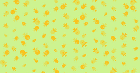 Abstract Color Halftone Dots generative art background illustration