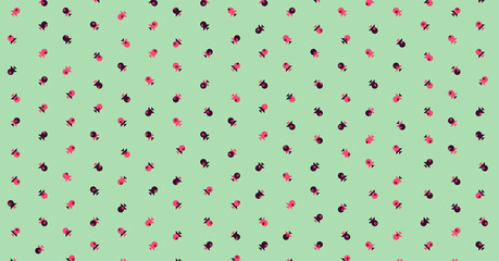 Abstract Color Halftone Dots generative art background illustration