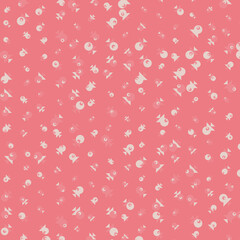 Abstract Color Halftone Dots generative art background illustration