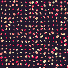 Abstract Color Halftone Dots generative art background illustration