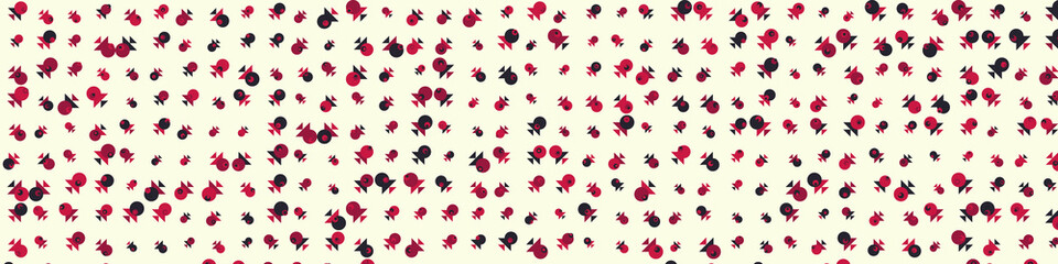 Abstract Color Halftone Dots generative art background illustration