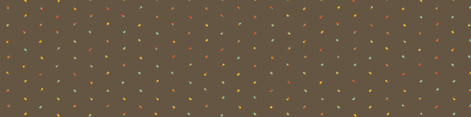 Abstract Color Halftone Dots generative art background illustration